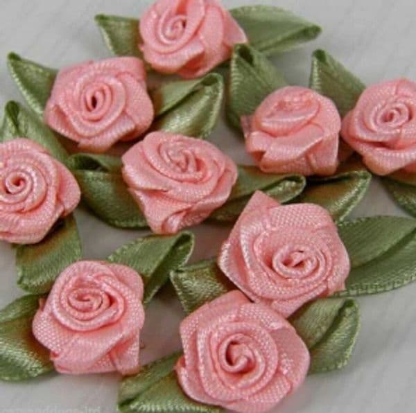 300Pcs/Lot Small Satin Ribbon Roses Buds Embellishments Wedding Party Decorative Flowers 27 Colors To Choose Colour & Packet Size B2