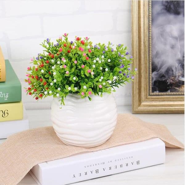 Home Decoration Milan Artificial flowers Vivid fake leaf Decor flower bouquets decoration wedding GA602