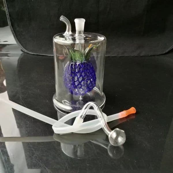 Smoking pipes Ball Glass Oil Burner Pipe Smoking Bowl Water Hookahs bongs Large colored pineapple pot