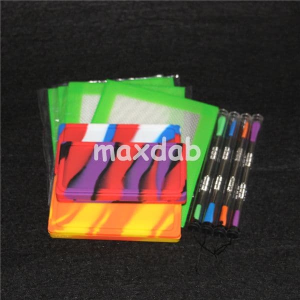 Square Small Waxmate Containers Silicone Rubber non-stick Silicon Storage Jars wax mat Concentrate Tool Dabber Oil Holder
