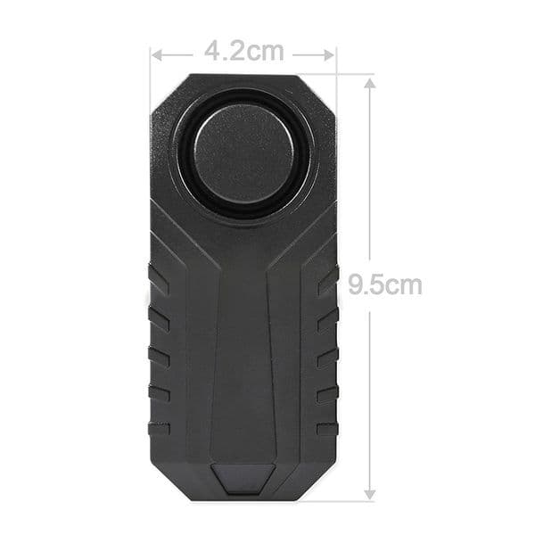 113dB Wireless AntiTheft Vibration Motorcycle Bicycle Waterproof Security Bike Alarm with Remote BB55