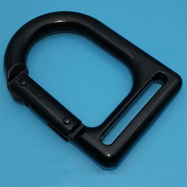 Aluminum Alloy Carabiner Hanging Training Belt Accessories Yoga Buckle Fitness Hanging Buckle D Type Hanging Buckle Carabiner