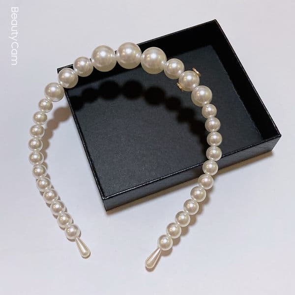 Classic fashion hand-made pearl headbands elegant and simple hair band hairpin decoration head ornaments party gift L260518