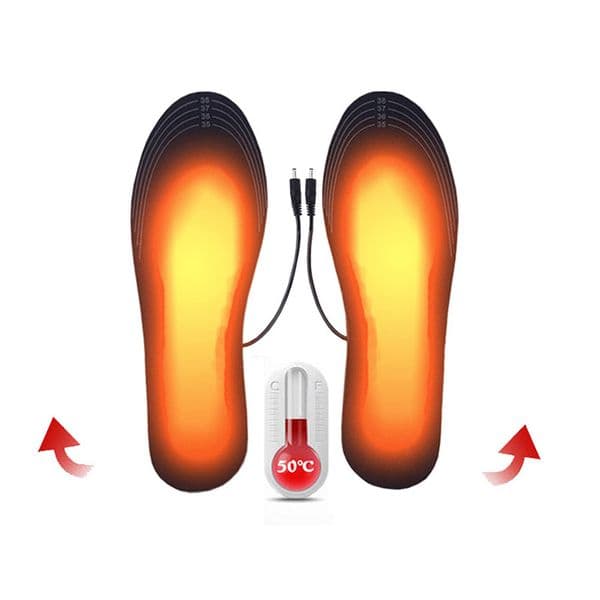 USB Heated Insoles Foot Warming Pad Feet Warmer Sock Pad Mat Winter Outdoor Sports Heating Shoe Insoles Winter Warm new