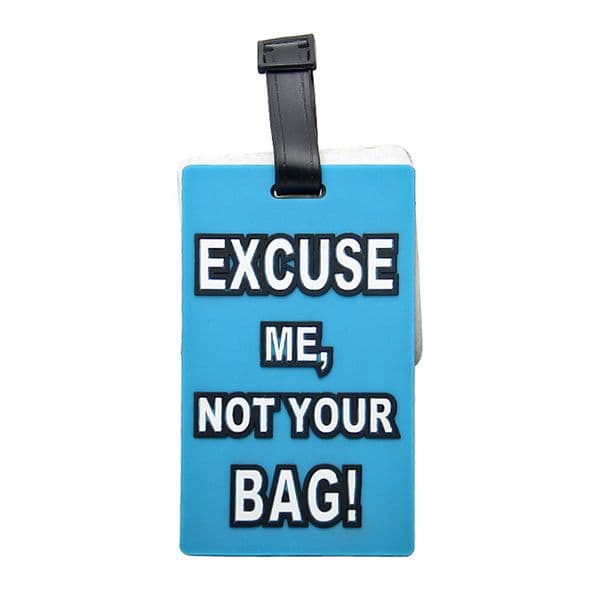 PVC Luggage Tag for Baggage ID Identify Label Holder for Suitcase Recognizable Card for Handbag
