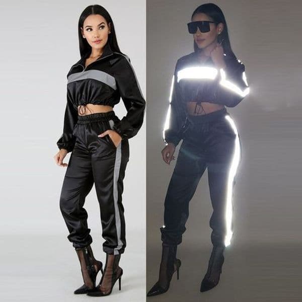 2 Piece Sweatsuit For Women - Soft Cotton Loungewear Set, Casual Tracksuit Asian Size B1