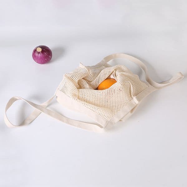 Reusable Shopping Fruit Vegetables Grocery Portable Bag Tote Mesh Net Cotton String Storage Bags Bolsa De Compras Reutilizable Wiederverwendbare Einkaufstasche