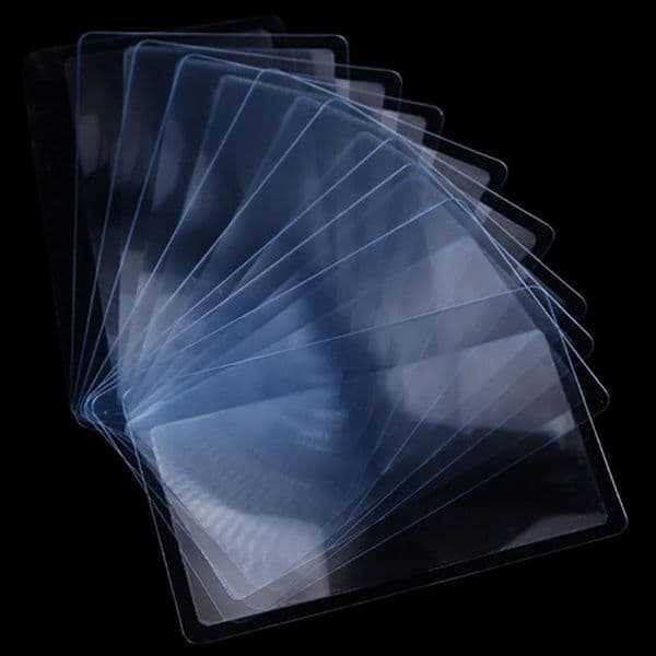 Wholesale- 10Pcs 3X Magnifier Wallet Pocket Plastic Magnifying Fresnel LEN Read
