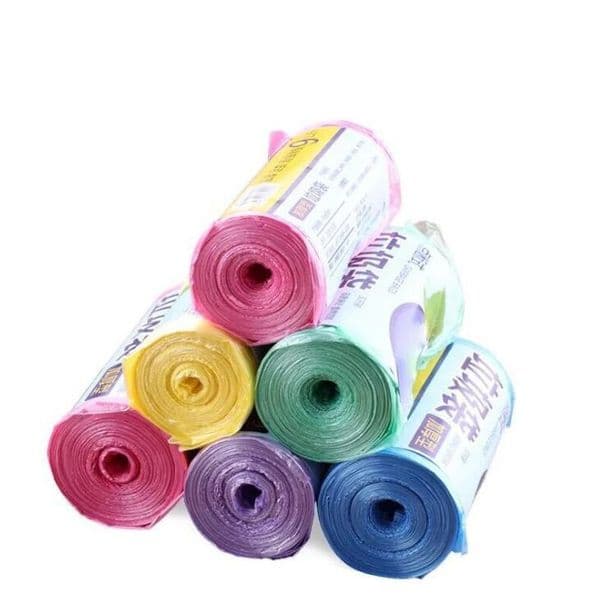 50*45cm color large size thickening garbage bag continuous winding point garbage bag Home Storage Supplies LX1161