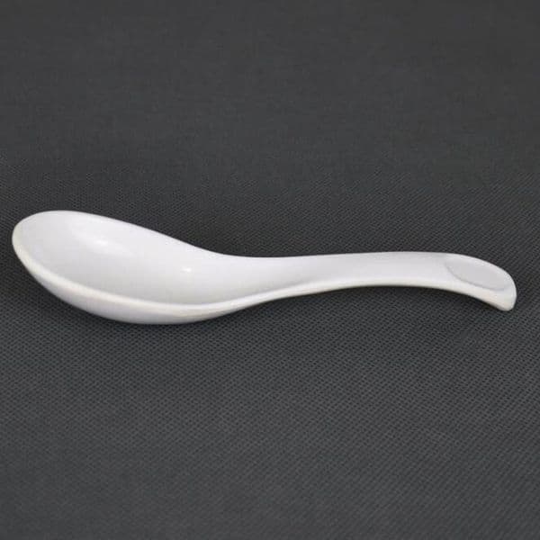Imitation Porcelain Dinnerware Traditional Chinese Small Soup Spoon Chain Restaurant With Melamine Spoon A5 Tableware ZC0616