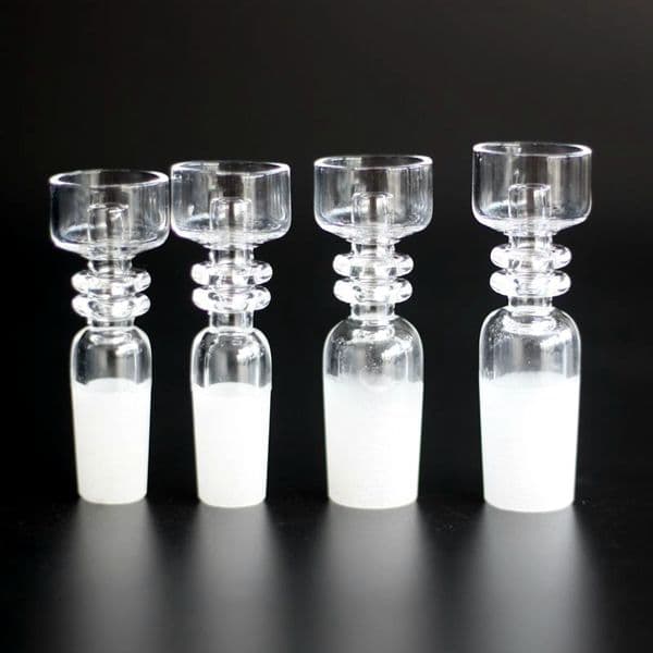domeless quartz banger for vaporizers compatible with 10 14 18mm