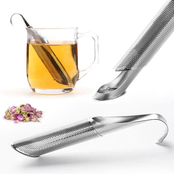 Stainless Steel Tea Strainers Healthy Infuser Strainer Hanging Style Coffee Holder Filter Tools Mug Cup Teaspoon Filters Bh2463 TQQ B2