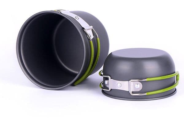 kitchen Portable tactical cauldron Cookware set camping equipment without Stove for camping trekking Outdoor hiking Traveling Picnic