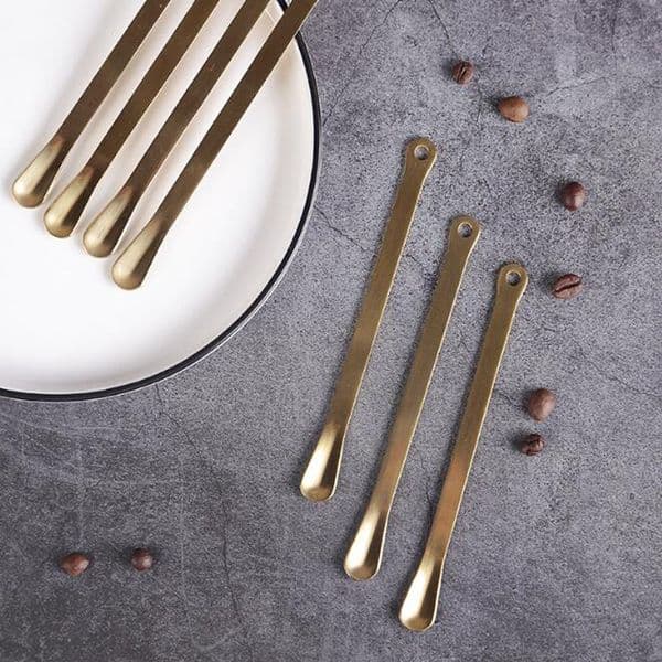 Stainless Steel Coffee Stirring Milk Mixing Teaspoon Restaurant Hotel Cafe Long Handle Small Spoon Zc0433 B2