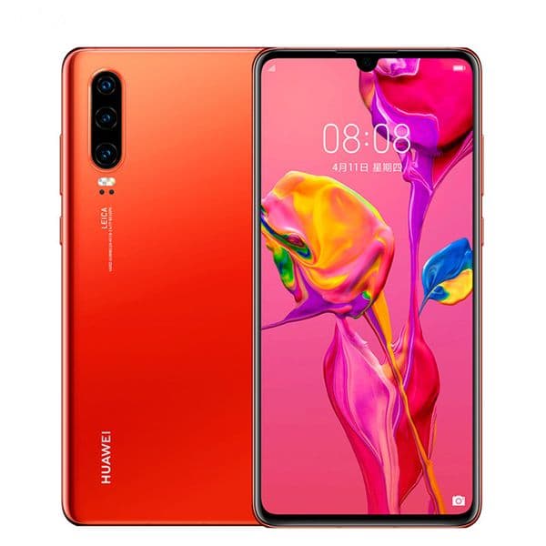 Original Huawei P30 4G LTE Cell Phone 8GB RAM 128GB 256GB ROM Kirin 980 Octa Core NFC OTA HarmonyOS 6.1" Full Screen 40.0MP Fingerprint ID Smart Mobile Phone