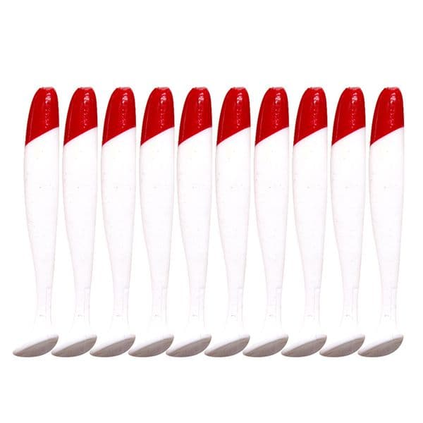 6cm/1.2g 7cm/2g 10pcs/bag Wobbler Fishing Soft Lure Jig Swimbait Artificial Double Color Silicone Bait Carp Bass Lures