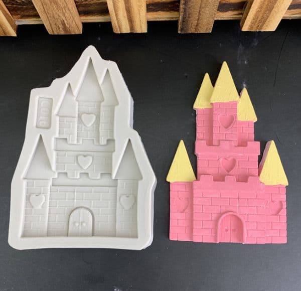 Newest Large DIY DIY Large Castle House Silicone Mold Manual Fondant Cake Chocolate Mold Tool Epoxy Gypsum Mold
