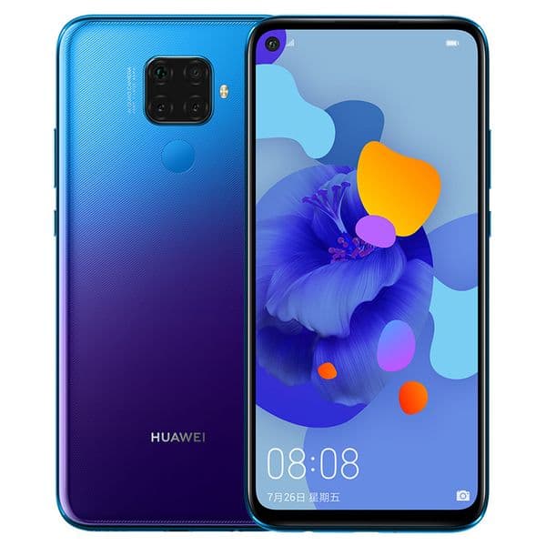 Original Huawei Nova 5i Pro 4G LTE Cell Phone 6GB RAM 128GB ROM Kirin 810 Octa Core Android 6.26" Full Screen 48.0MP Fingerprint ID Face 4000mAh Smart Mobile Phone