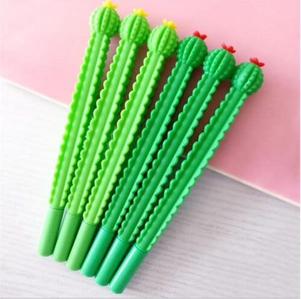 wholesale Lytwtw's Stationery Cute Cactus Succulent Gel Pen School Office Kawaii Supply Handles Creative Gift GB23