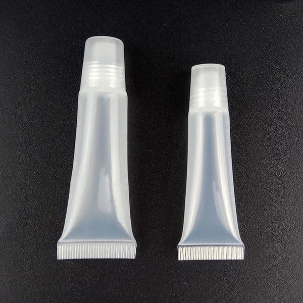 Bulk Office Supplies Wholesale 10Pcs 5Ml/10Ml Refillable Empty Cosmetic Tubes Lip Gloss Clear school Containers Makeup Tools Free Shipping