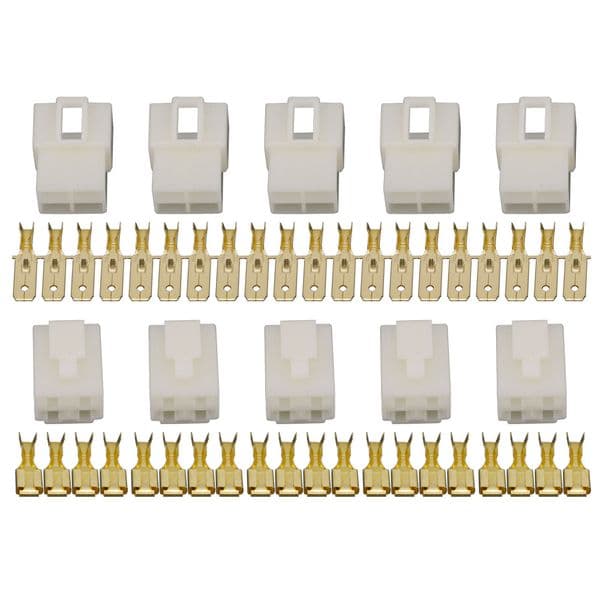 5 Sets 4 Pin DJ7041-6.3-11/21 Electrical Wire Connectors Plug Male and female Automobile Connector plug