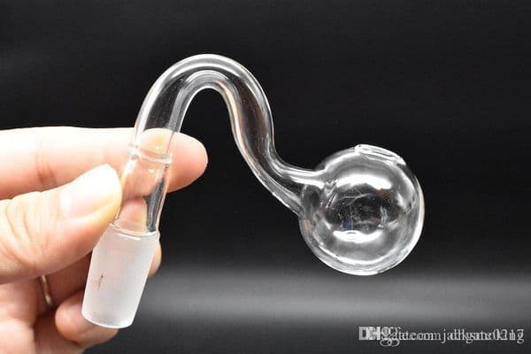 New pyrex glass oil burner pipe glass pipes 14mm 18mm male female oil burner bubbler for bubbler water pipes bong with 30mm ball