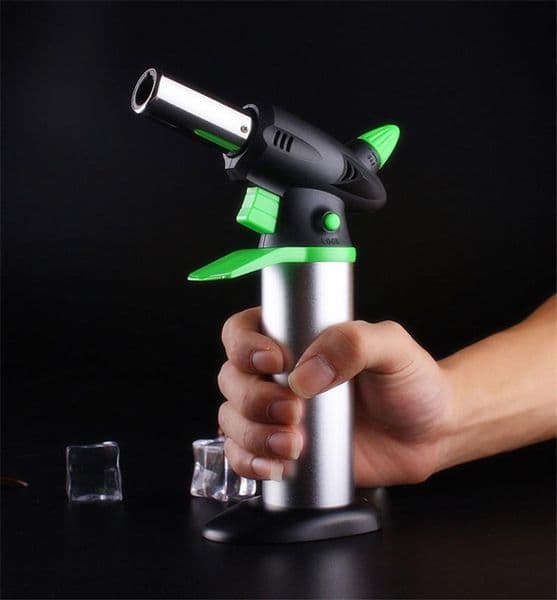 Big Flame Butane Scorch Torch 1300 Jet Flame Torch Kitchen Lighter Creme Brulee Refillable Butane GAS Cigarette Cigar Lighter 1pcs