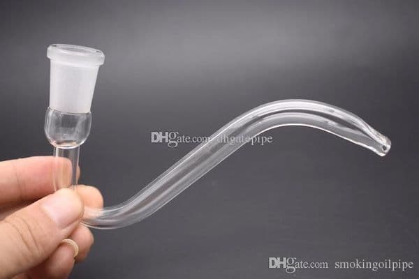 high quality Glass J-Hook Adapter 14mm 18mm adapter for Glass Water Bongs Ash Catcher free shipping