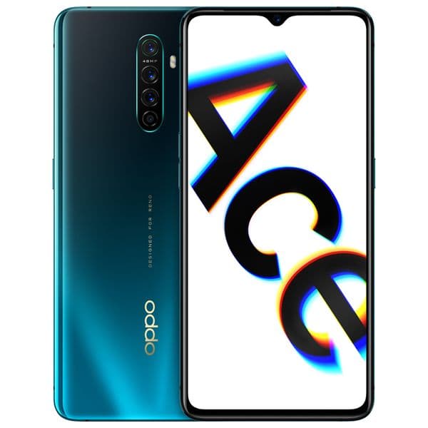 Original Oppo Reno Ace 4G LTE Cell Phone 12GB RAM 256GB ROM Snapdragon 855+ Octa Core Android 6.5" OLED Full Screen 48MP AI HDR OTG NFC Fingerprint ID Face Smart Mobile Phone