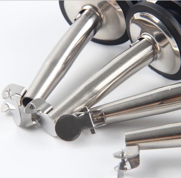 The Latest Stainless Steel Pourer Oil Automatic Cover Wine Bottle Stopper Pour Spout B2