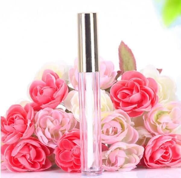 wholesale Wholesale hot 250pcs 10ML Mini round tube cosmetic package lip gloss bottle empty container with gold cap new