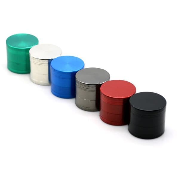 Zinc Alloy Smoke Grinder 4 Parts Metal Herb Tobacco Grinders Colorful Wholesaler 40Mm 50Mm 55Mm 63Mm Smoking Accessories B2
