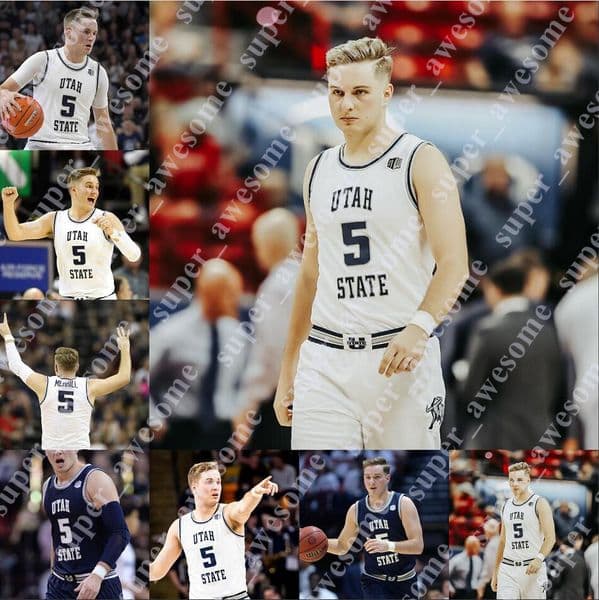 Sam Merrill Aggies Basketball Jersey Neemias Queta Justin Bean Brock Miller Alphonso Anderson Abel Porter Roche Grootfaam Sean Bairstow