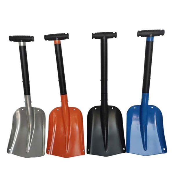 Folding Snow Shovel Garden Camping Shovels Multifunctional Folding Shovel Outdoor Survival Pocket Tools Aluminium Alloy Handle T200306