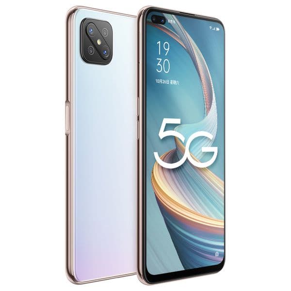 Original OPPO A92S 5G Mobile Phone 8GB RAM 128GB ROM Phegda 800 Octa Core Android 6.57" Full Screen 48MP OTG 4000mAh Fingerprint ID Face Smart Cell Phone