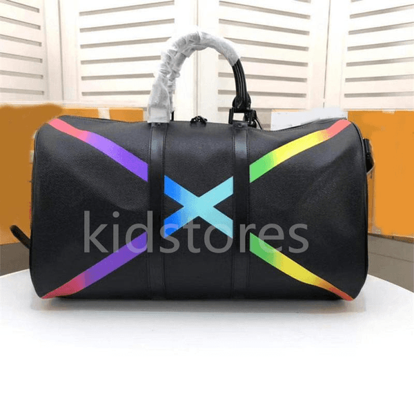 2020 Top quality mens designer travel luggage bag men totes keepall 50 leather handbag duffle bag sport womens luggage luxury new7d70#
