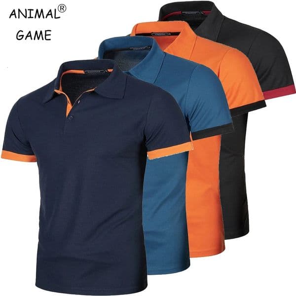Mens Short Sleeve Polo Shirt Solid Color Streetwear Lightweight Lapel Tshirts for Men Summer Jogging Sport Tops 251231