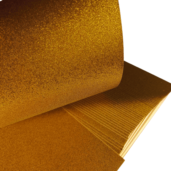 Bright Golden Color 10pcs 8.5x11inch 250gsm no off glitte Silverr Sparkly Colour Luxury Film Glittered Custom Cardstock Print Paper Glitter Cardstock