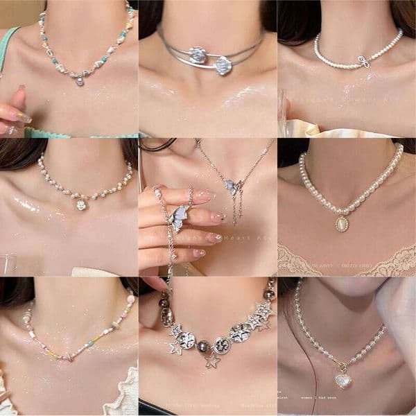 High-End Popular Butterfly Pearl Necklace for Women, Ins Style Versatile Niche New Clavicle Chain, Light Luxury Exquisite Accessory