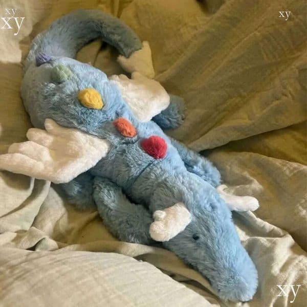 Large Flying Plush Stuffed Animal Realistic Sky Dragon Jellycat Style Viral Kawaii Soft Toy Big Hugging Pillow Gift L250819 25style