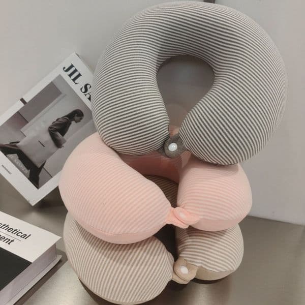 U-shaped Headrest Neck Pillow Memory Cotton Car Sleeping Long-distance Travel Cervical Spine U-shaped Pillow