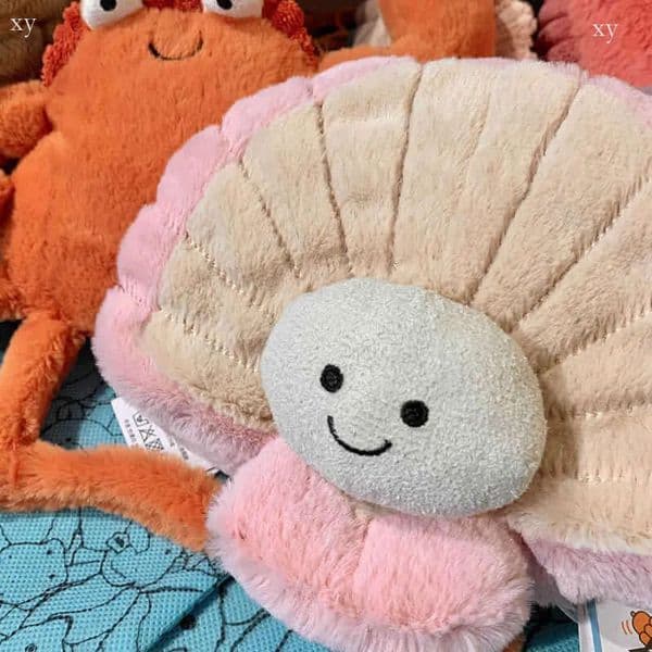 2026 Christmas Gift British Seafood Series Plush Toy Clams Clamshell Doll Scallop Shell for Children Girls UK Jc Black Friday Online