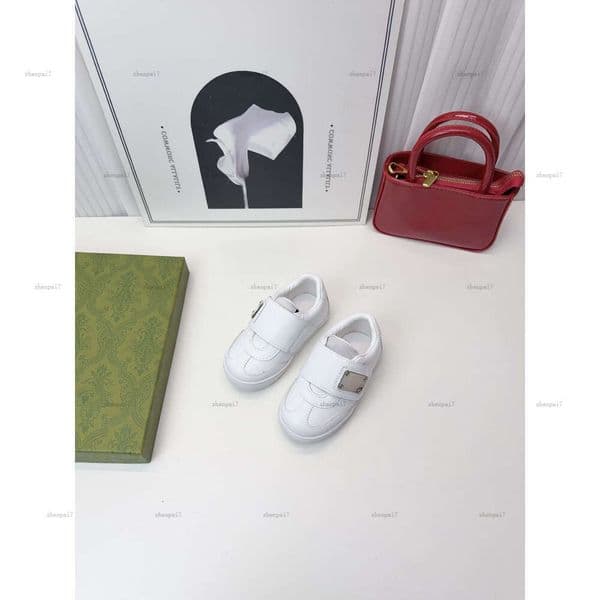 Top toddler shoes Sports style baby shoes Size 21-28 Including paper boxes leather Kids shoe infant walking shoe A591X16N131