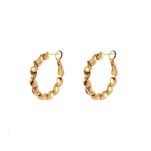 Real 925 Sterling Silver Twisted Exaggerated Round Hoop Earrings for Women Trendy Fine Jewelry Light Luxury Accessories