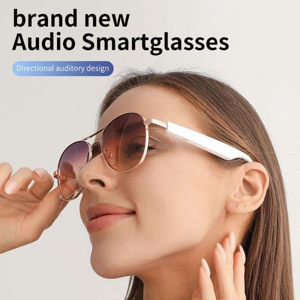 Smart Bluetooth Glasses Mz03 High-End Sunglasses Listening To Music Calling Uv400 UV Protection Supports 15-Minute Fast Charging WKERSIY