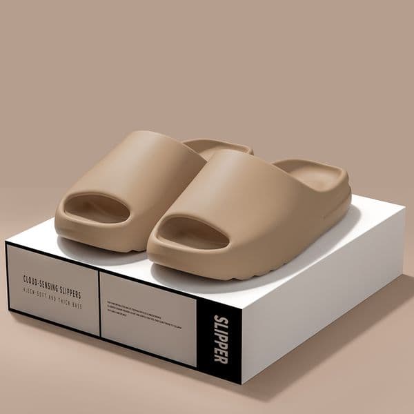 2026 Summer New Slippers Men Thick-soled Anti-slip Wear-resistant Sandals for Women Home and Outdoor Beach Shoes
