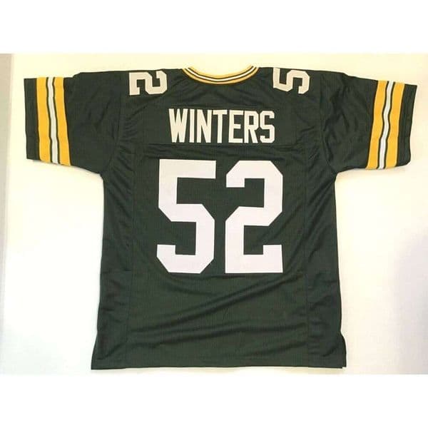 CUSTOM Sewn Stitched Frank Winters Green Football Jersey Add any name number size XS-5XL 6XL