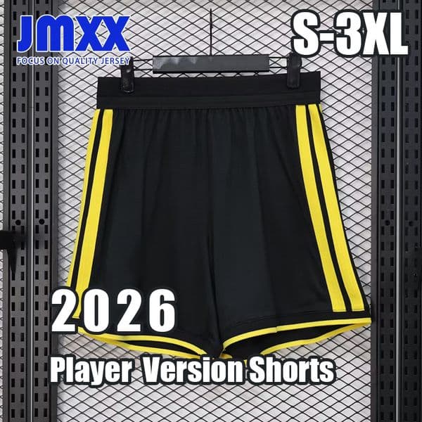 4XL XXXL JMXX 26 27 Player Version Shorts Belgian Man Soccer Short Away Mens Sport Pants 2026 2027
