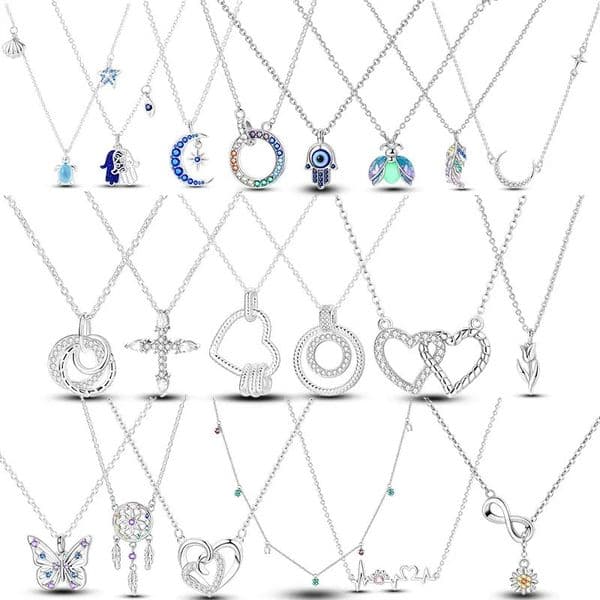 925 Sterling Silver Luminous Firefly Heart Shaped Zircon Pendant Necklace For Women Fashion Anniversary Birthday Jewelry Gifts 251230