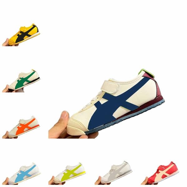 Kids Shoes Designer Sneakers Children Athletic Outdoor Shoes Black Luxury Babies First Walkers Flat Shoes Boys Girls Velcro Forrest Gump Running Shoes